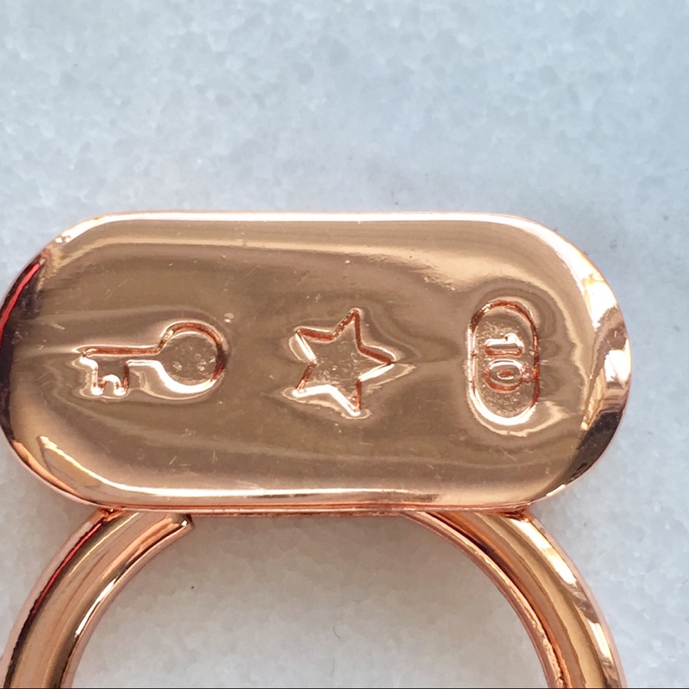 🔒Copper Lock Key Ring🔒 - Picture 5 of 6